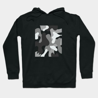 grey camuflage design Hoodie